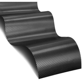 VViViD XPO Black Carbon Fiber Car Wrap Vinyl Roll Featuring Air Release Technology (6ft x 5ft)
