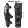 Motorcycle Shin Guards Protective Gear Leg Armor Dual Axis Pivoting