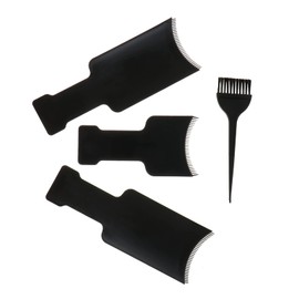 Mikinona Hair Coloring Kit Brush Comb 4pcs Highlighting Boards for Salon Home Use