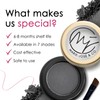 Marie-José & Co Soft Black Eyebrow Powder, Compact Eyebrow Kit