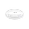 mikken 12 Lids TO 70/7.3 cm Twist-Off Replacement Lid Screw