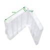 Battery Storage Case for AA/AAA, Battery Holder Box (6Pack Clear)