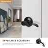KNOBWELL 2 Pack Single Sided Dummy Door Levers Door Knobs