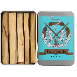 numuon Palo Santo Incense Tree, Incense, Saucer, Purifying, 1.8 oz (50 g) (Made in Peru)