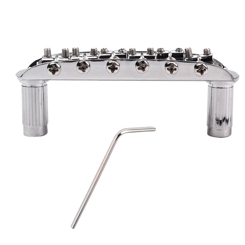 KESOTO Jaguar Jazz Master Guitar Chrome Metal Bridge