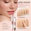 2 Pcs Dual-Ended Freckle Stamp Pen,Sponge Stamp & Precision Tip,02+02
