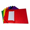 Pack of 12 A4 Blue Card 3 Flap Folders with
