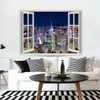 ND Night View Tapestry Scenic Landscape Skyscraper Large Size Room