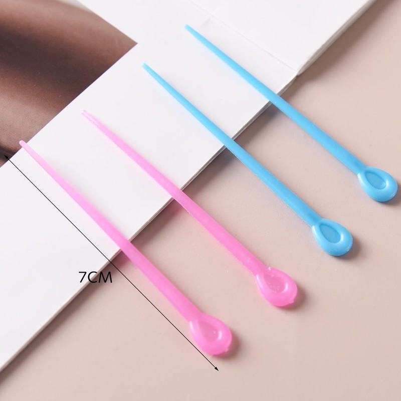 Hair Roller Pins Plastic, 140 PCS Brush Roller Pick Plastic