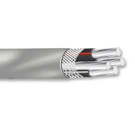 NASSAU ELECTRICAL SUPPLY 50' Nassau 1/0-1/0-1/0-2 SER Aluminum Service Entrance Cable 600V