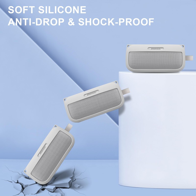 BOVKE Soft Speaker Case Compatible with Bose SoundLink Flex Bluetooth