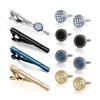 Wynameleri Cufflinks and Tie Clips for Men 12 PCS Set