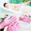 Miss-shop Dusche Handschuh,Badehandschuhe 5 Paar Doppelseitige Nylon Peeling Handschuhe Body