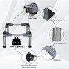 HEYLEAYAR Mini Fridge Stand, Universal Adjustable Washing Machine Stand with
