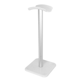 VBESTLIFE Headphone Stand, Headset Holder Earphone Stand with Aluminum Supporting Bar, for All Headphones Size for PC Gaming Headset Display & Headphones (White)