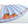 Lil cactus Light Blue Seersucker Pumpkin Yoke Dress, 5 Years