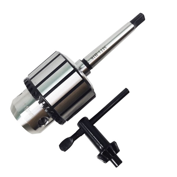 HFS (R) 13mm Woodturners Drill Chuck with MT1 Handle and Chuck Key