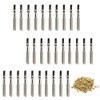 Liyafy 30Pcs 40mm Tuning Pin Nails with Brass Rivets Set
