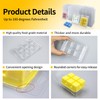 MGLIFEUL Wax Melt Container Clamshell Packaging Mold Box Stand for