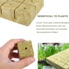 Gloryit Pack of 50 Rock Wool Cultivation, Rockwool Cubes, Rock