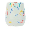 Nuby Silicone Confetti/Sprinkles First Open Training Cup for Baby: 2oz