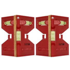 2 Pcs Magnetic Post Level for Pipe, Post and Beams Leveling (Upgraded Version)