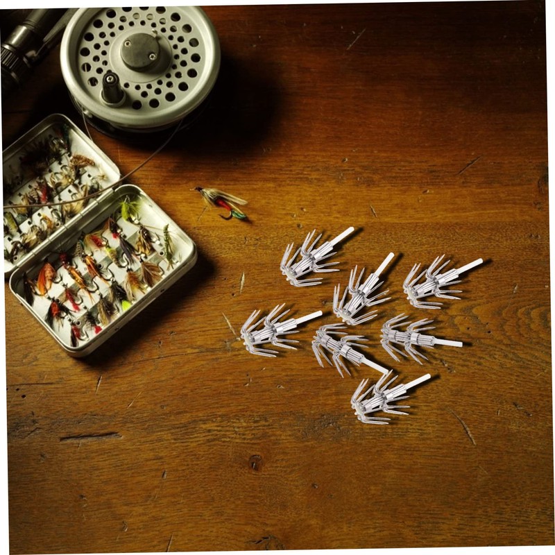 WOONEKY Night Fishing Essential Pcs Stainless Steel Umbrella Hook Fluorescent