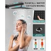 GBBNE Shower Faucet Set 8-Inch Rain Shower System Matte Black