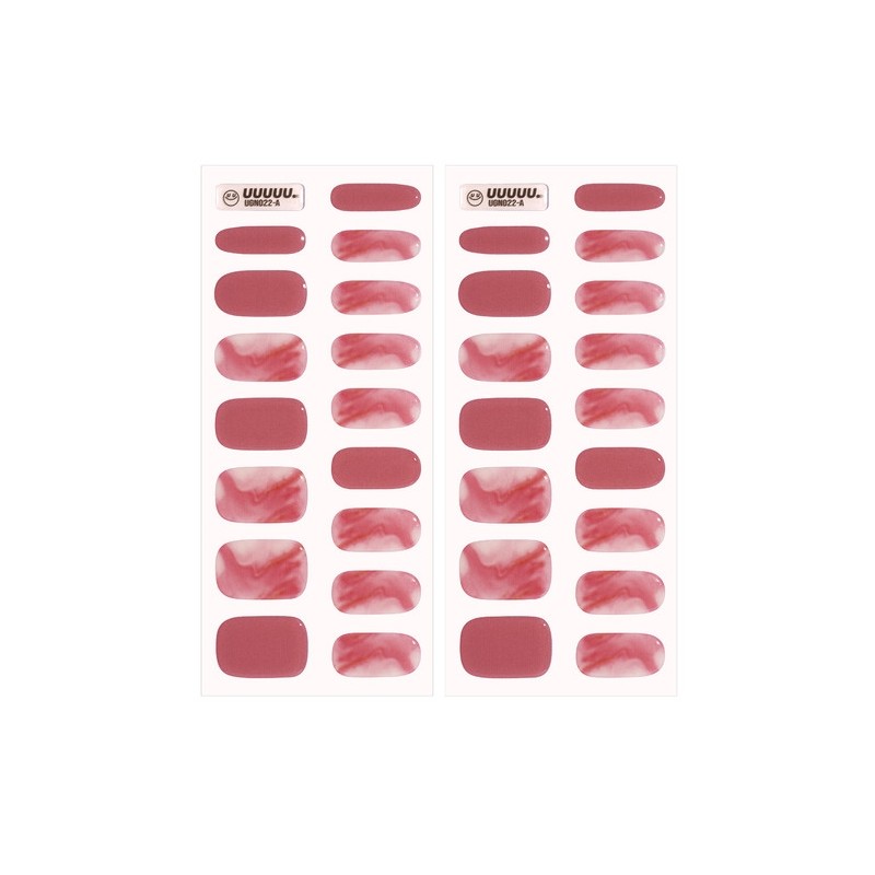 Ruby pink gel nail / 루비핑크 젤네일