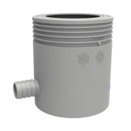 Marley Rain collector nominal width: 105 mm, filter, grey for downpipes with a diameter of 80 - 105 mm, weather-resistant, UV-resistant