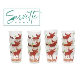Frosted Moose Tequila Shot Glasses 2oz - Set of 12