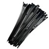 HORZEFIX Cable Ties Pack of 100 Black Long UV Resistant