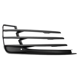 TRQ Right Outer Fog Light Hole Cover Black Passenger Side Compatible with 2015-2017 Volkswagen GTI VW1039138