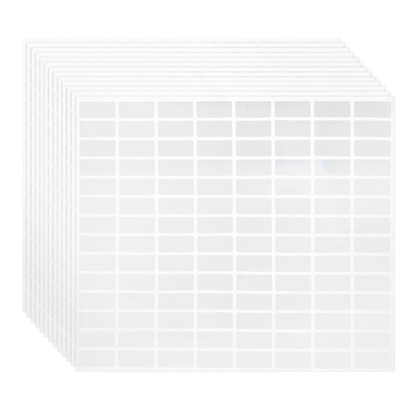 MECCANIXITY 15 Sheets Barcode Label 0.8 x 0.4 inch Printable