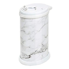 Ubbi Steel Odor Locking, No Special Bag Required Money Saving, Awards-Winning, Modern Design Registry Must-Have Diaper Pail, Marble