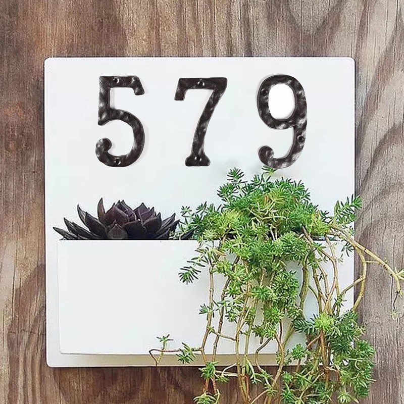 STCREE Cast Iron House Numbers 14.5cm Mailbox Numbers Address Numbers