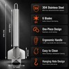 HAPYHOOM 304 Stainless Steel Meat Chopper, 6 Blade Ground Beef
