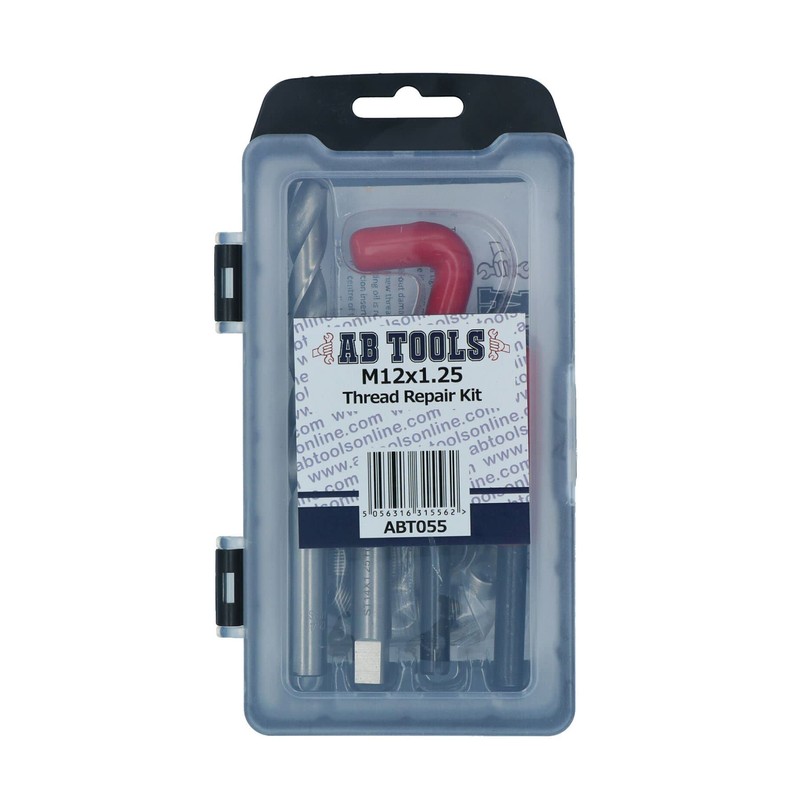 M12 x 1.25mm Thread Tap Repair Cutter kit helicoil 15pc
