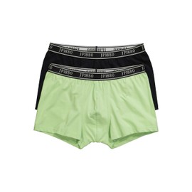 JP 1880 Boxer da Uomo, Taglie Grandi Fino a 18, Boxer, Hipster, Confezione da 2, Confezione Doppia in Vita Elastica in Web, Jersey di Cotone 709549, Verde, 8XL