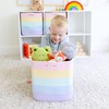 NaturalCozy Storage Cubes 11 Inch Cotton Rope Woven Baskets for
