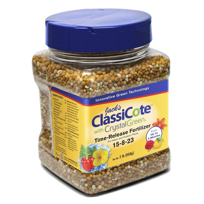 Jacks Classicote with Crystal Green 15-8-23 Shaker Jar, 2lbs