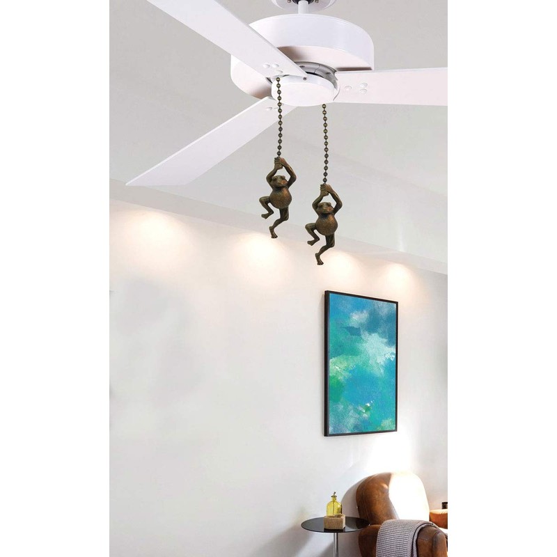 Royal Designs, Inc. Swinging Frog Fan Pull Chain (Antique Brass