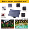 IPStank 96FT Solar Outdoor String Lights with Remote, 30 Shatterproof