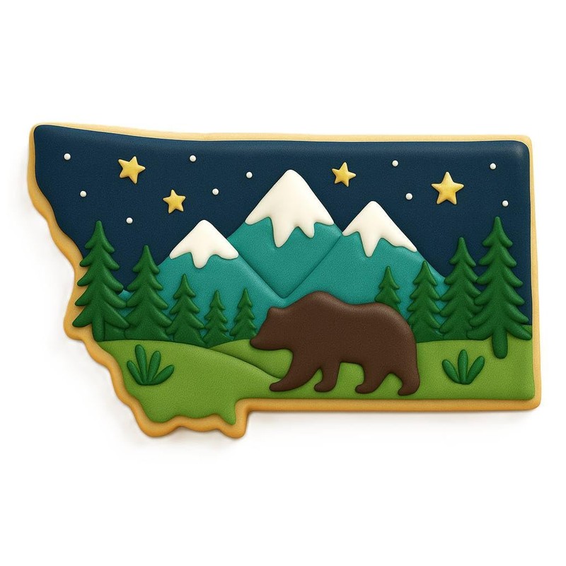 Montana State 4 Inch Cookie Cutter from The Cookie Cutter