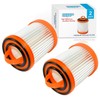 HQRP 4-Pack Dust Cup Filter Compatible with Eureka Bagless Vacuum