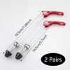 ZCYKJ Wheel Hub Front and Rear Skewers Quick Release Clip
