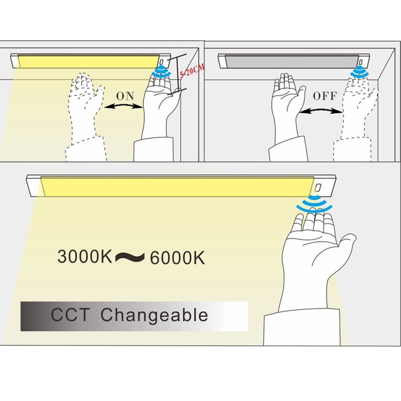 phonar Pack of 2 - 30 cm LED, 2800-6000 K