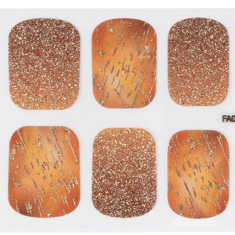 ZINIPIN FA00284 Just Stick Foot Nail Seal, Smoky Brown