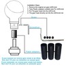 Abfer Leather Shift Knob Cool Car Gear Stick Shifter Lever