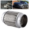 Auto Stainless Steel Exhaust Flexible Pipe Repairing Replacement Tube 150x76mm/6x3in